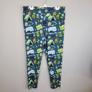 Dren‎ Designs World Traveler Poly Spandex Ankle Leggings Extended Tall And Curvy